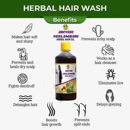 Adivasi Neelambari Herbal Hair Oil🌿